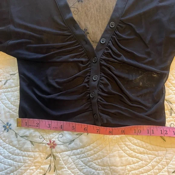 20% OFF BUNDLES! Urban Outfitters Long Sleeve Cropped Cardigan. Black. Small - Picture 10 of 12